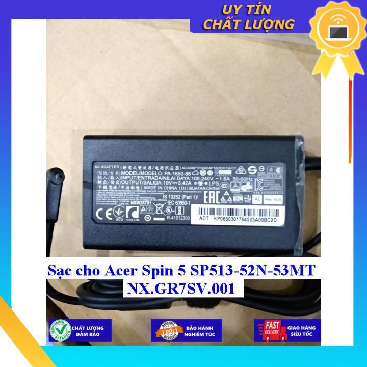 Sạc cho Acer Spin 5 SP513-52N-53MT NX.GR7SV.001 - Hàng Nhập Khẩu New Seal