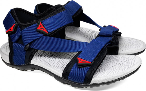 Giày Sandal Việt Thủy Quai Chéo VT2 - Xanh Dương - Tặng Kèm Balo Túi Rút Đặc Biệt