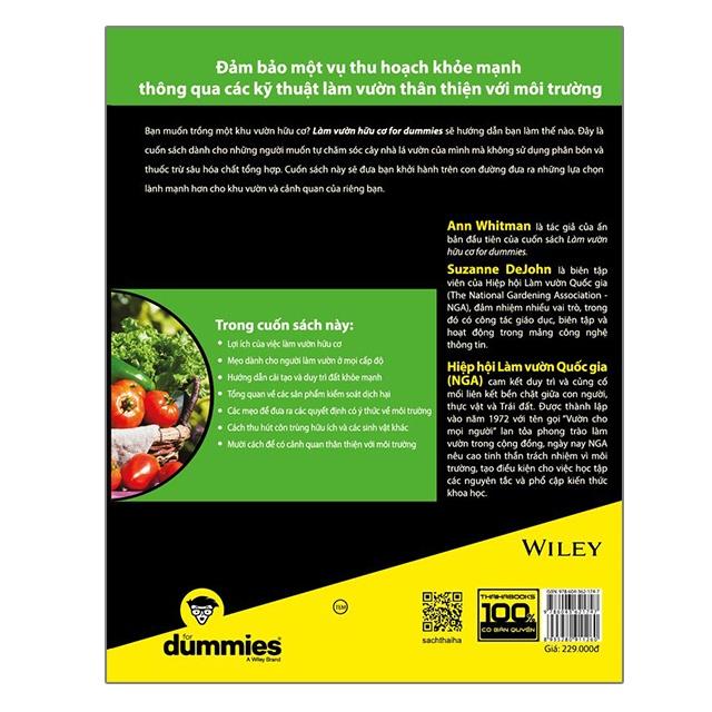 Làm vườn hữu cơ for Dummies - Bản Quyền