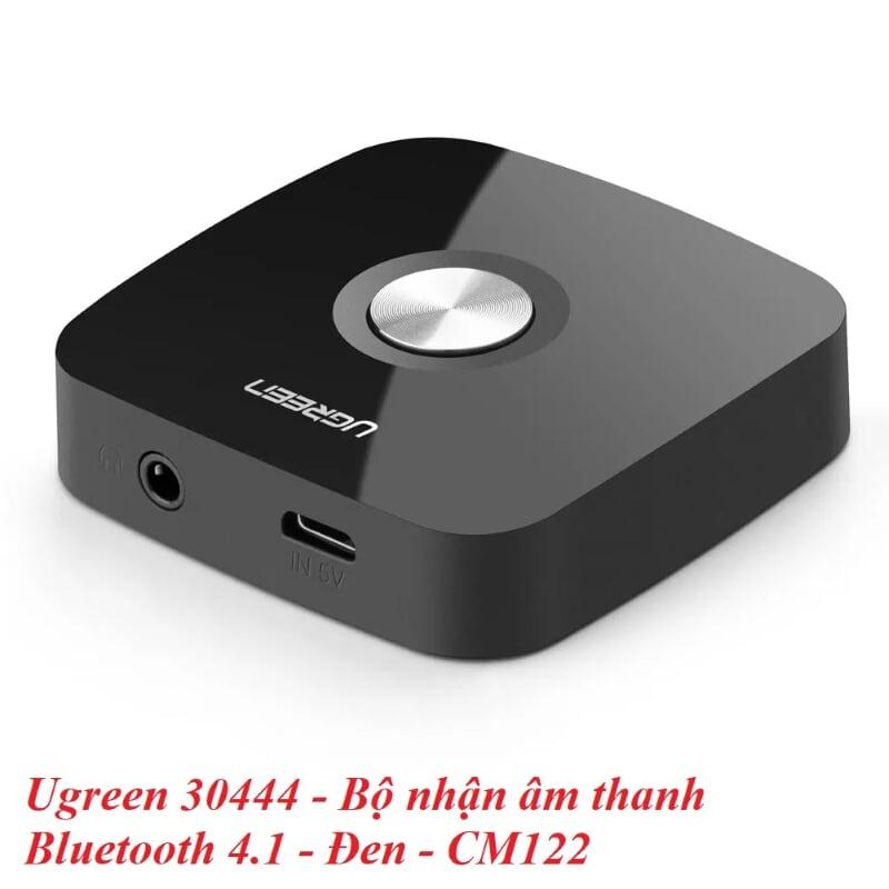 Ugreen UG30444CM122TK BT 4.1 màu Đen Bộ nhận âm thanh Bluetooth chuẩn 3.5mm - HÀNG CHÍNH HÃNG