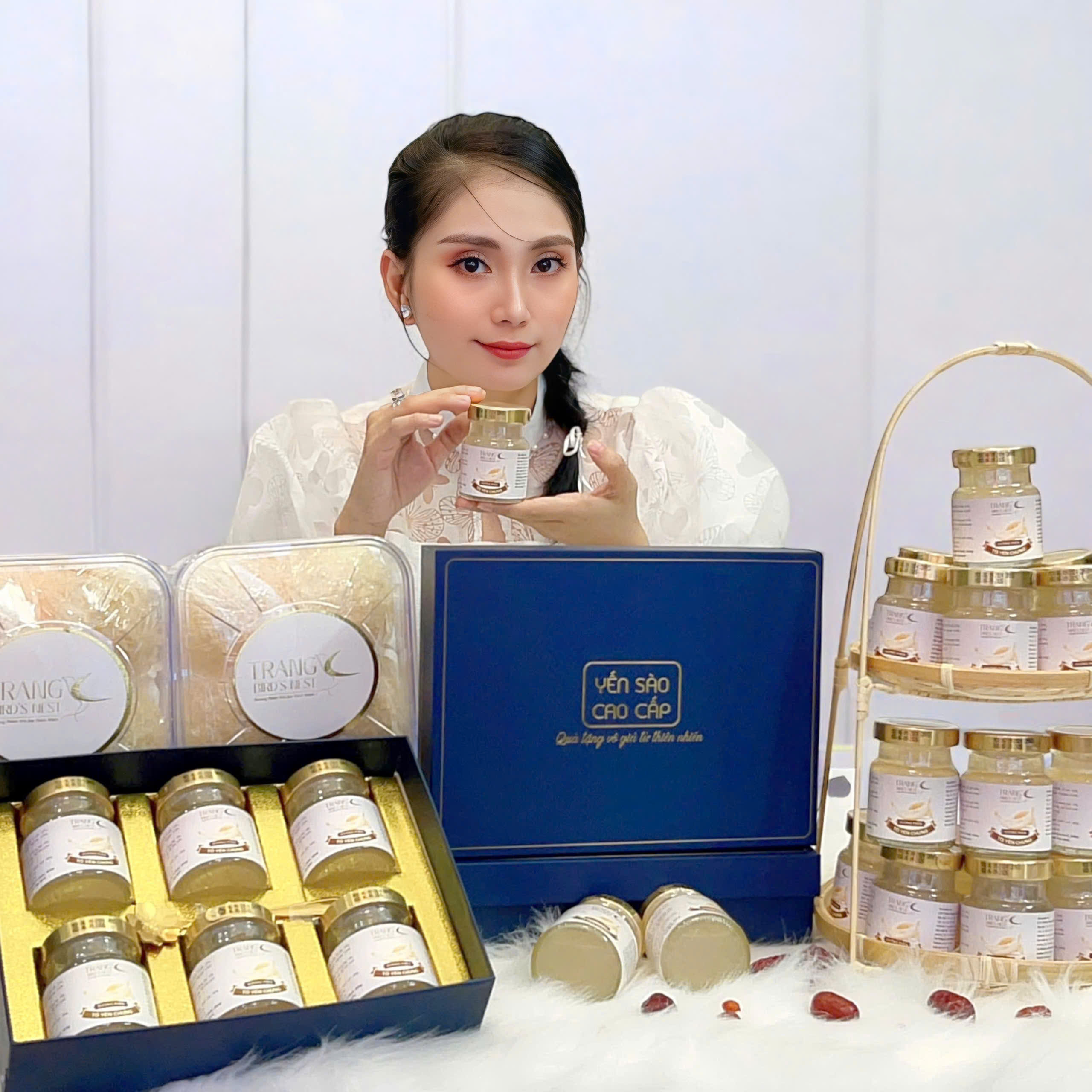 [ BEST SALES] Tổ Yến Chưng Đường Phèn Cao Cấp 6 Hũ - Tăng Sức Đề Kháng - Tăng Hệ Miễn Dịch - Tăng Cường Sức Khỏe - Trang Bird Nest