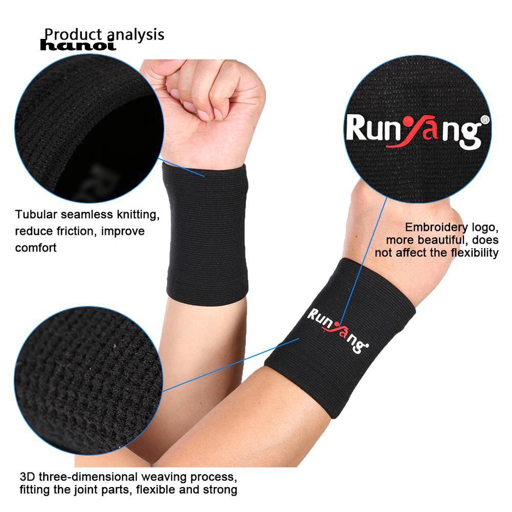 1 Đôi Đai Quấn Cổ Tay Hút Mồ Hôi Tập Thể Thao