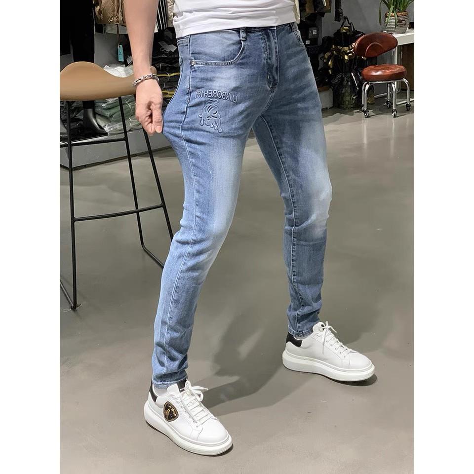 Quần Jean Nam - Quần Bò Nam co dãn ôm form tôn dáng chuẩn, quần jean thời trang cao cấp nam Muradfashion mẫu NT509