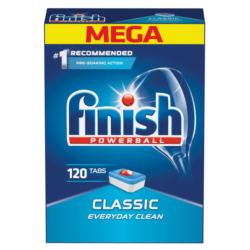 Hộp 120 viên rửa chén Finish Classic Dishwasher Tablets PTT09444