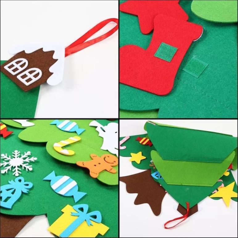 Cây thông Noel treo tường DIY