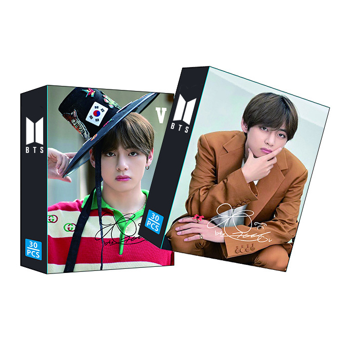 Lomo card BTS thành viên V Kim Tae-hyung