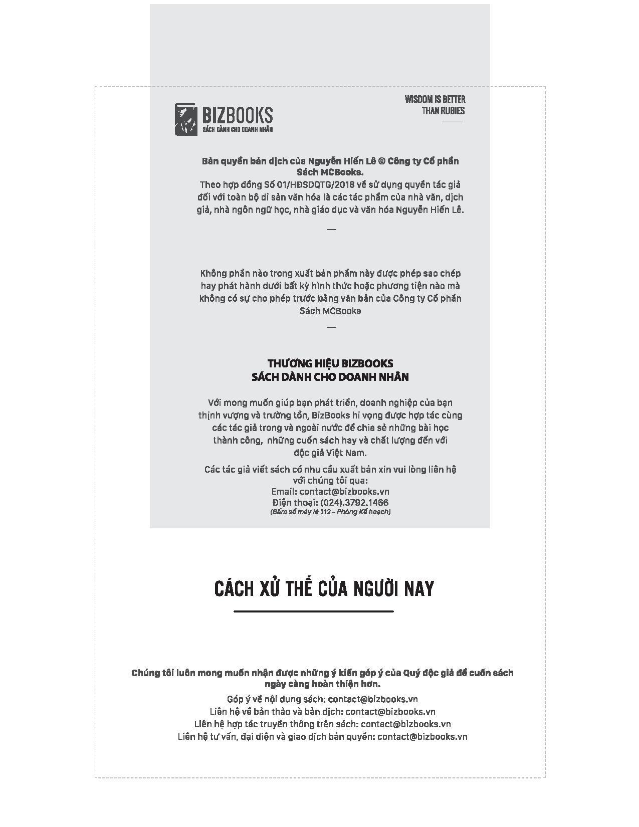 Cách Xử Thế Của Người Nay