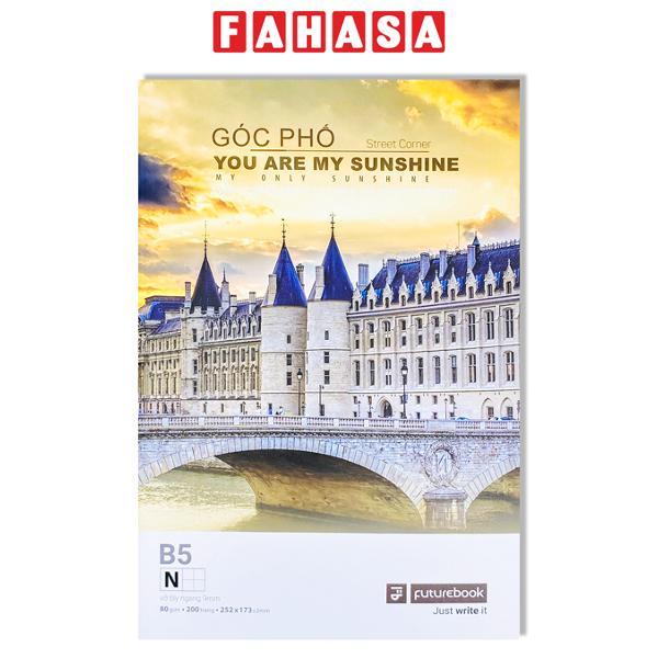 Tập Sinh Viên Góc Phố B5 - Ô Ly Ngang - 200 Trang 80gsm - futurebook DK-385 - Mẫu 2