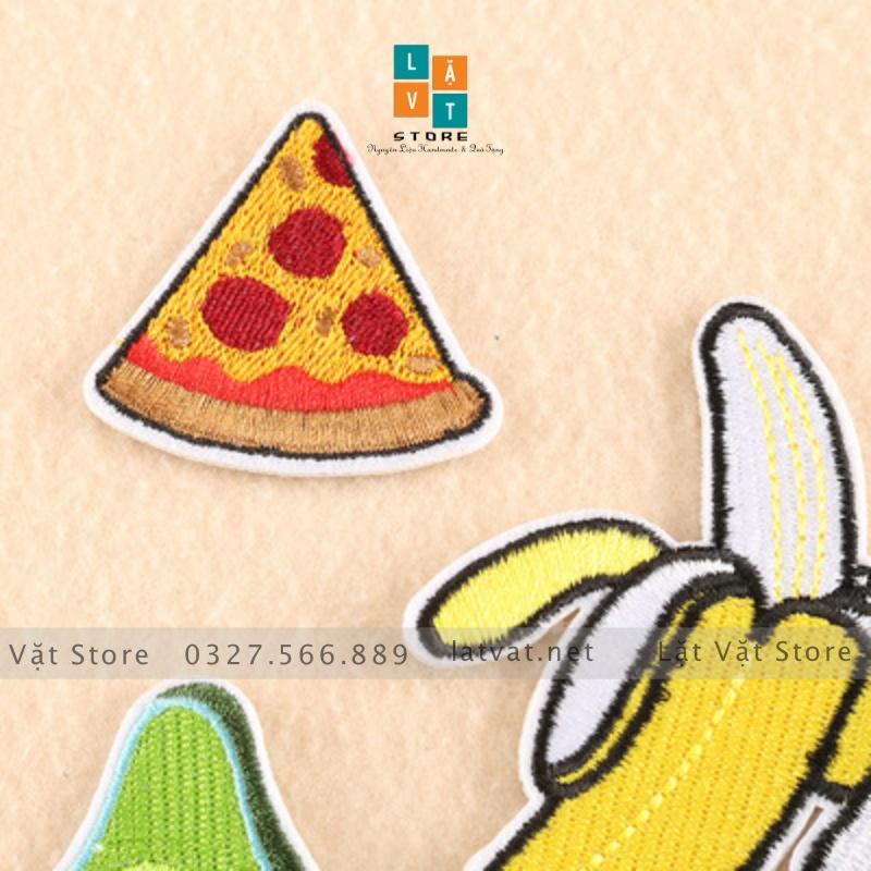 Sticker, Logo Patch Ủi Quần Áo ủi mang chủ đề đồ ăn nhanh, trai cây, trang trí cá tính, miếng vá quần áo