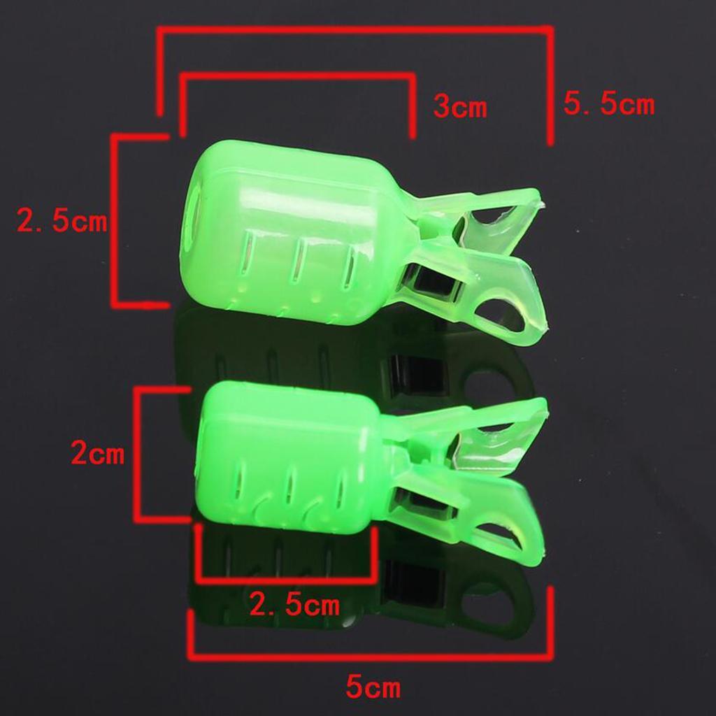 2x 10Packs Squid Jig Hook Protector Fishing Jigs Lure Covers Wood Shrimp Case