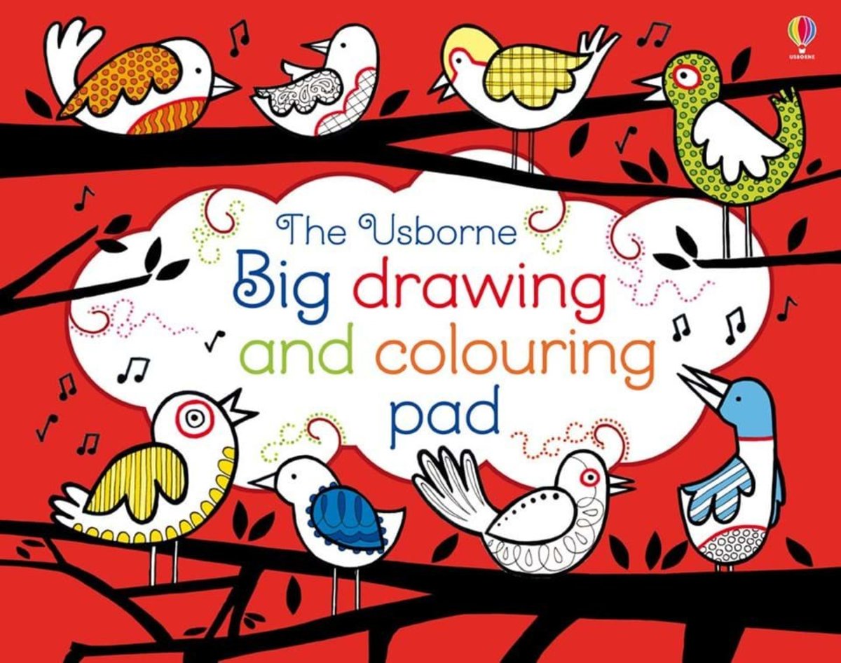 Sách tô vẽ thiếu nhi tiếng Anh: Drawing and Colouring Pad