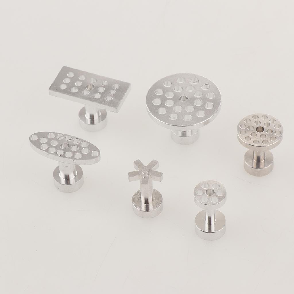 Dent Hand Lifter with 6 Pcs Aluminum Glue Puller Tabs - Tool-Dent Repair