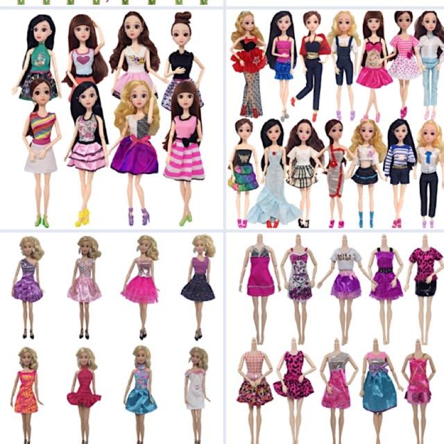 Quần áo búp bê - bộ 20 ngẫu nhiên