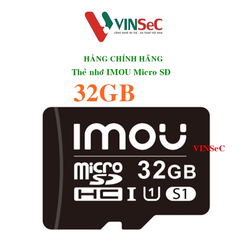 Thẻ nhớ IMOU chuyên dụng cho Camera 95 MB/s Class 10 32GB/64GB - Hàng Chính Hãng