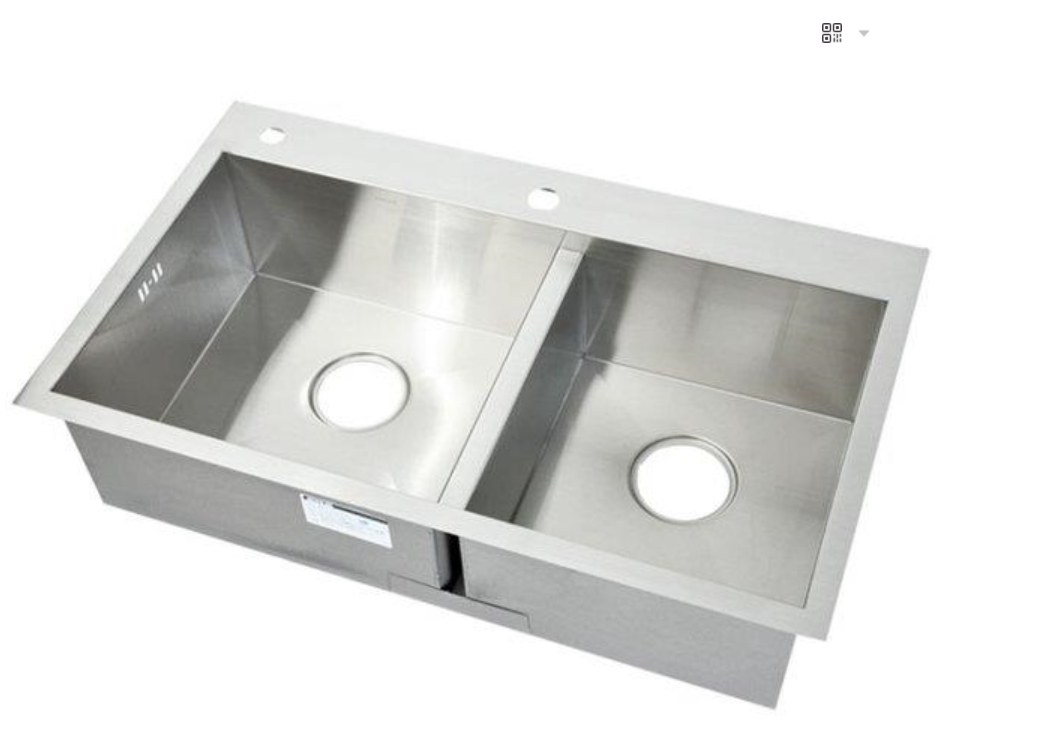 Chậu rửa chén đôi 82x45 SUS 304