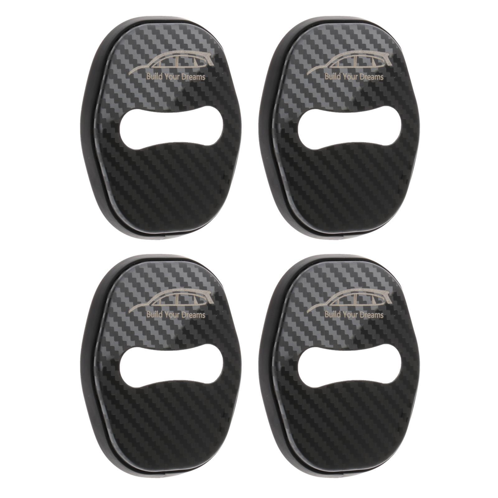 4 Pieces Stainless Steel Door Lock Cover for Byd Atto 3 Yuan Plus