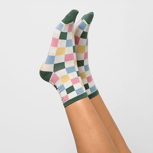 Vớ Vans Cổ Trung kẻ caro Wm Shinner Sock - VN0A49ZCY0E
