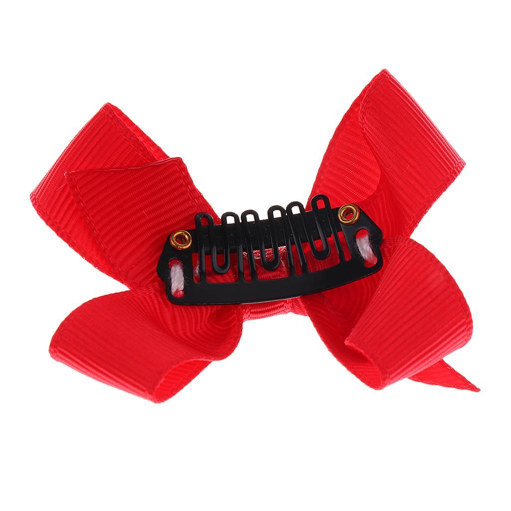 Mixed Design Kids Baby Girls Hair Bows, Hair Clips, Ribbon Alligator Hair Clips