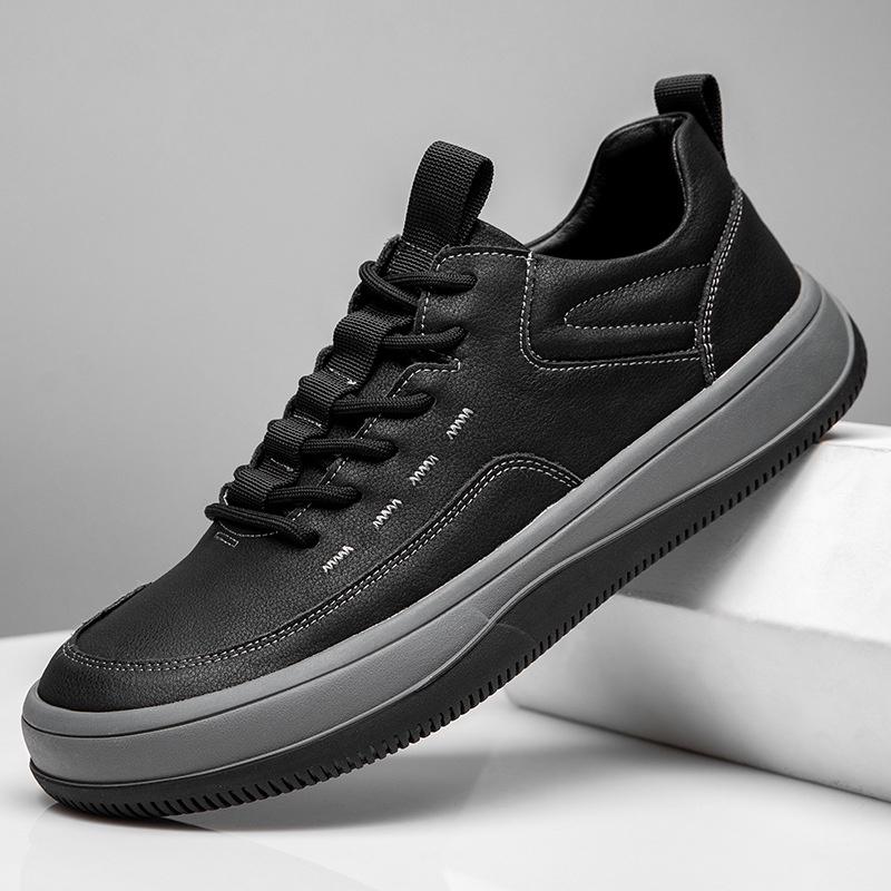 Giày thể thao sneakers da nam AG0190, giày da bò cao cấp, thoáng khí êm chân (Ảnh thật hàng cực đẹp