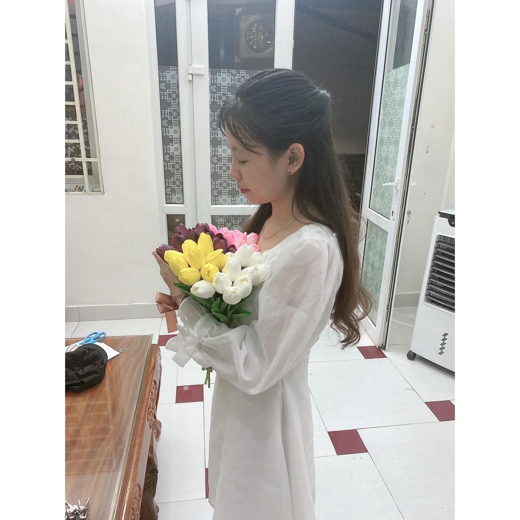 Hoa Tuylip Giả Nhiều Màu