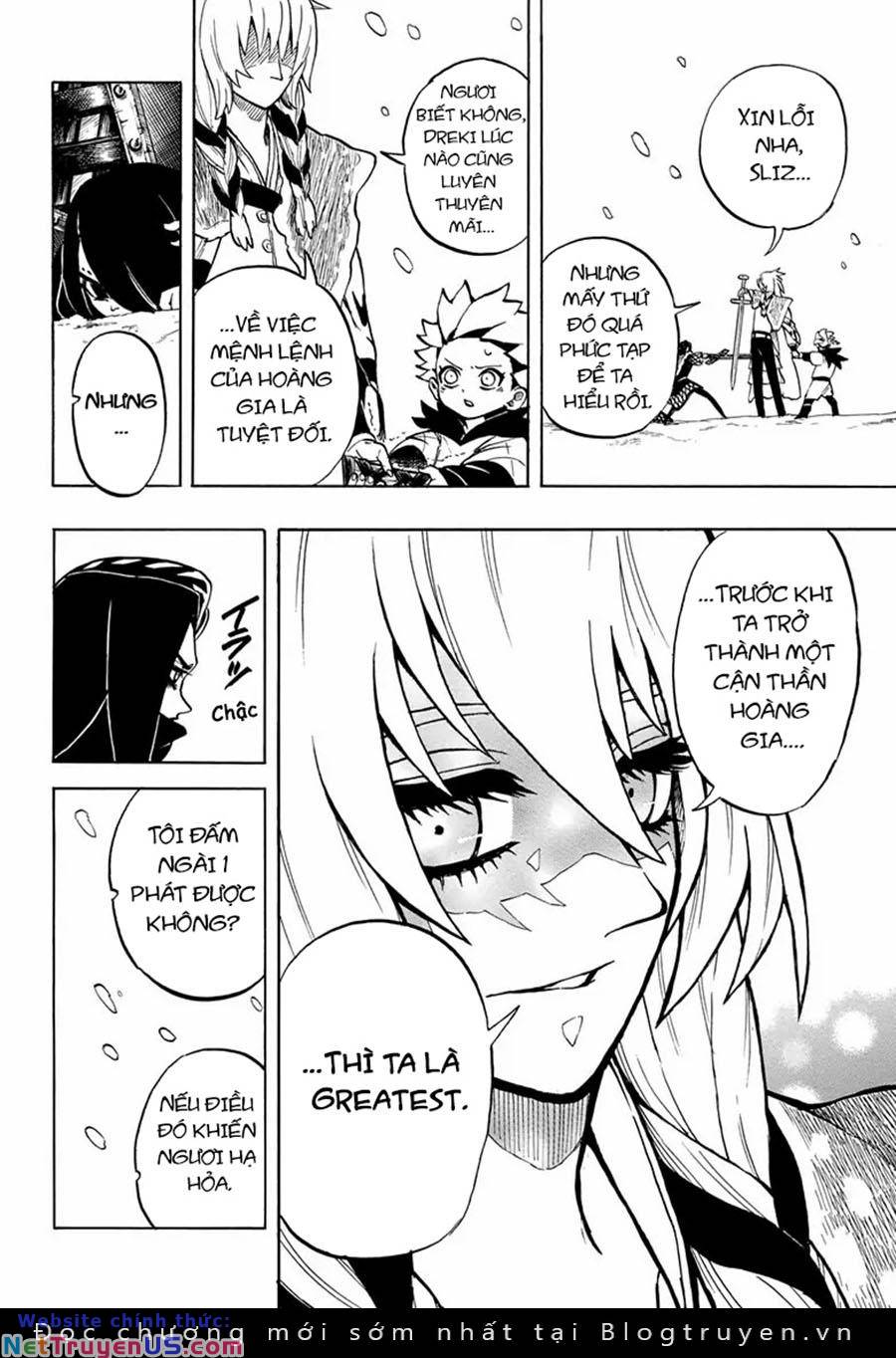 gill: "không ai có thể đánh bại ta khi ta dùng rìu!" chapter 9 14