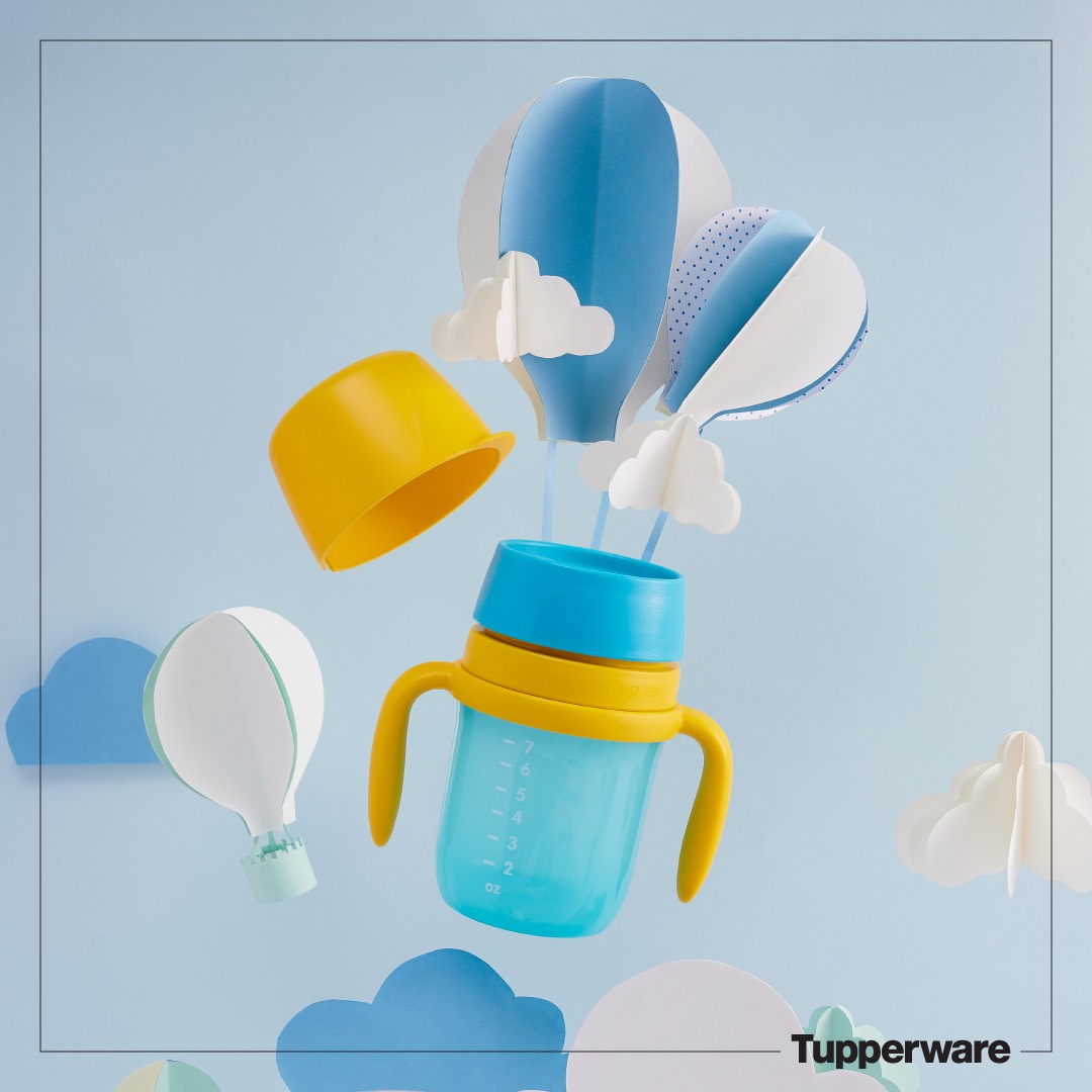 Ly Tập Uống Tupperware - Twinkle Slippy 250ml