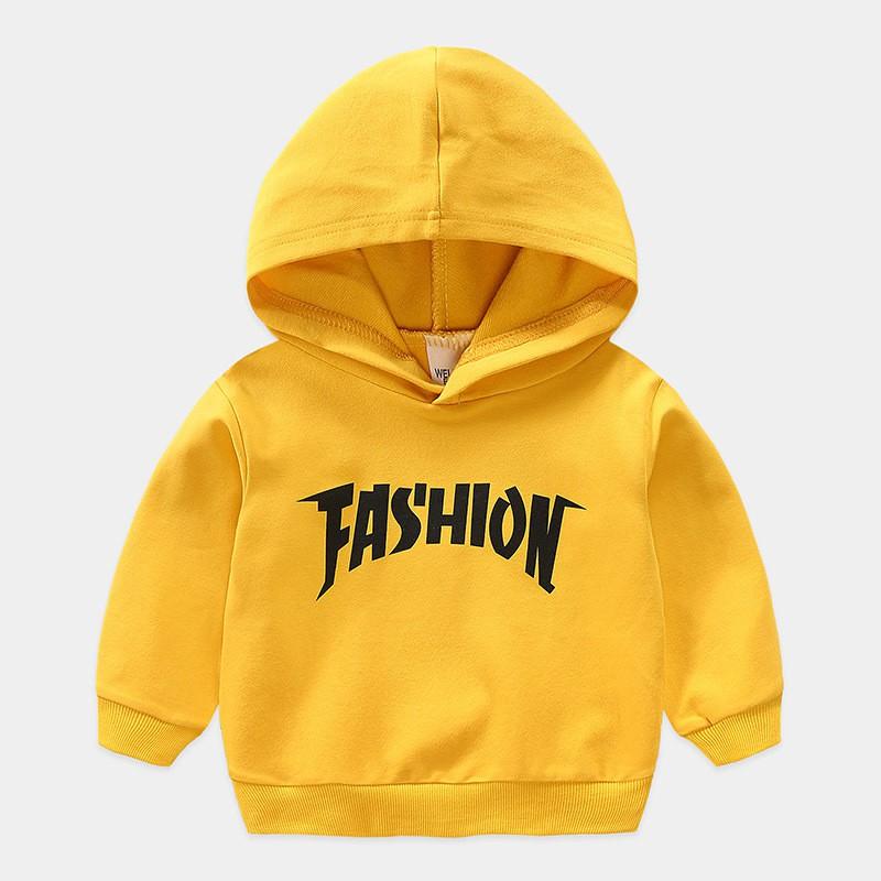 Áo nỉ hoodie bé trai có mũ phối chữ