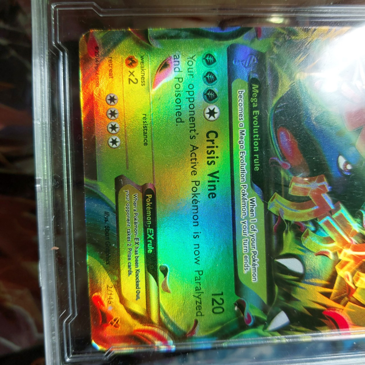 card Pokemon MVenusaur Evolves EX 2 146 ếch kỳ diệu 1459 d5 NF3 1-5