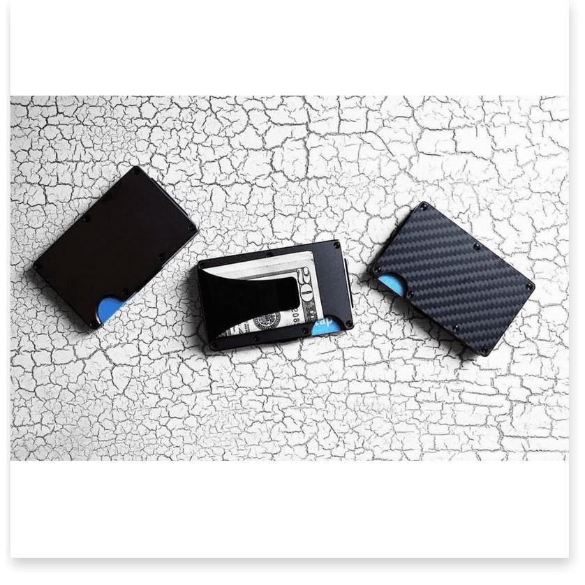 Kẹp tiền Money Clip cao cấp Carbon Fiber Metal  ️  ️