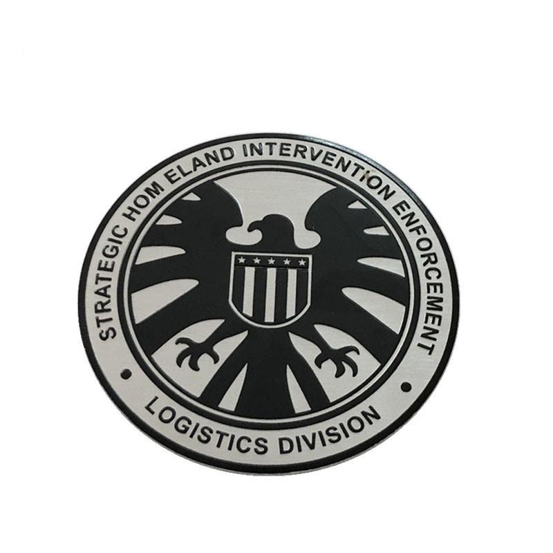 Tem Logo Kim Loại Khiên Hình đại Bàng Shield Ms-274