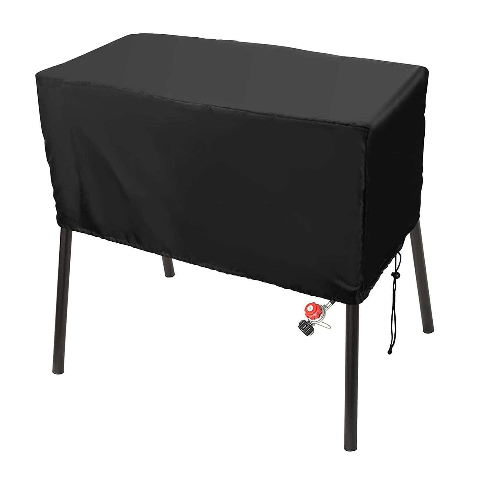 Burner Patio Cover for Double Burner Cooker BBQ Oxford Cloth Barbeque Cover