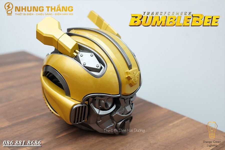 Loa Bluetooth Bumblebee Transformer - Tích Hợp Đèn Led - Kiểu dáng Cool Ngầu - Hỗ Trợ Khe Cắm Thẻ Nhớ - USB - Có Video