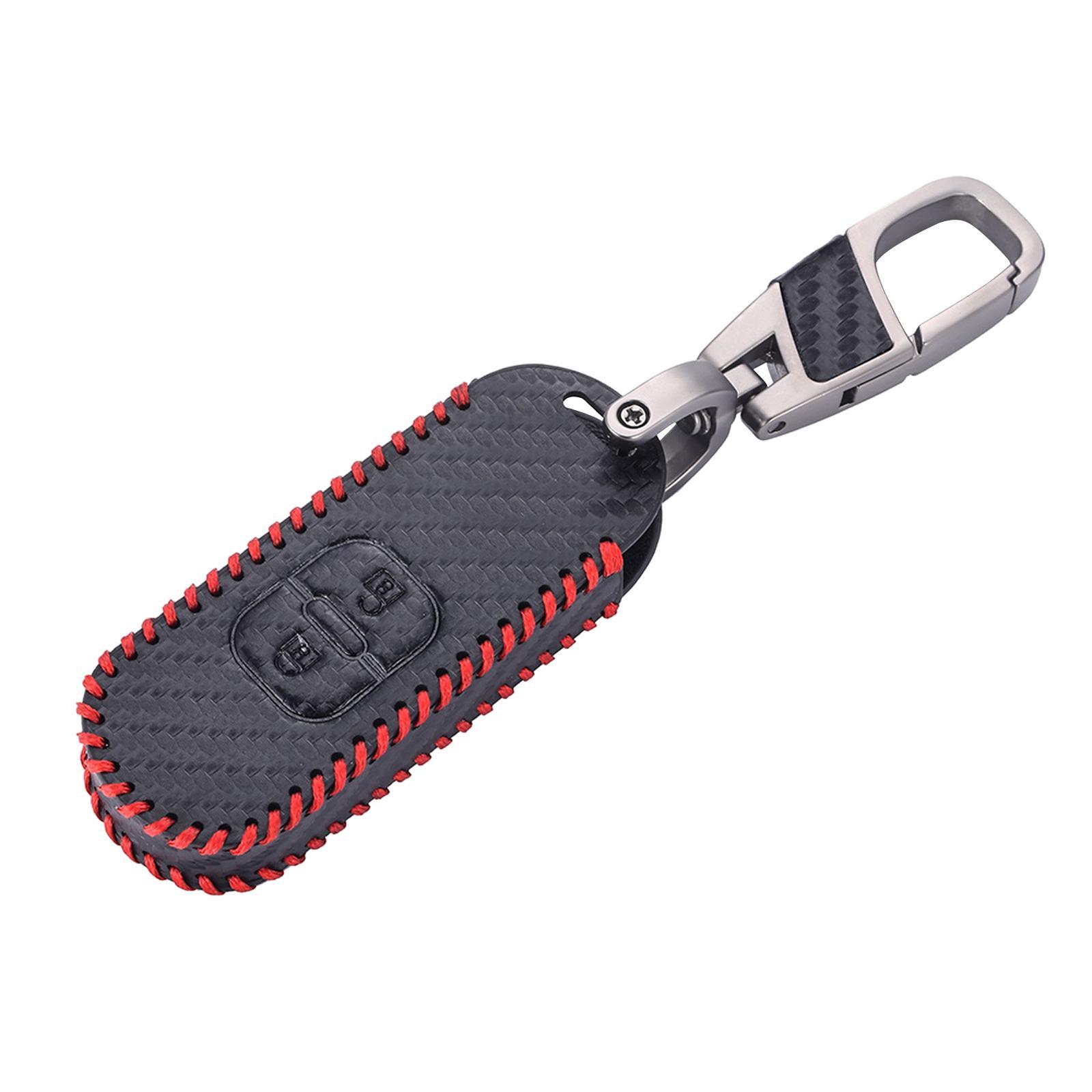Leather Car Key Case Keychain Replacement Shell for