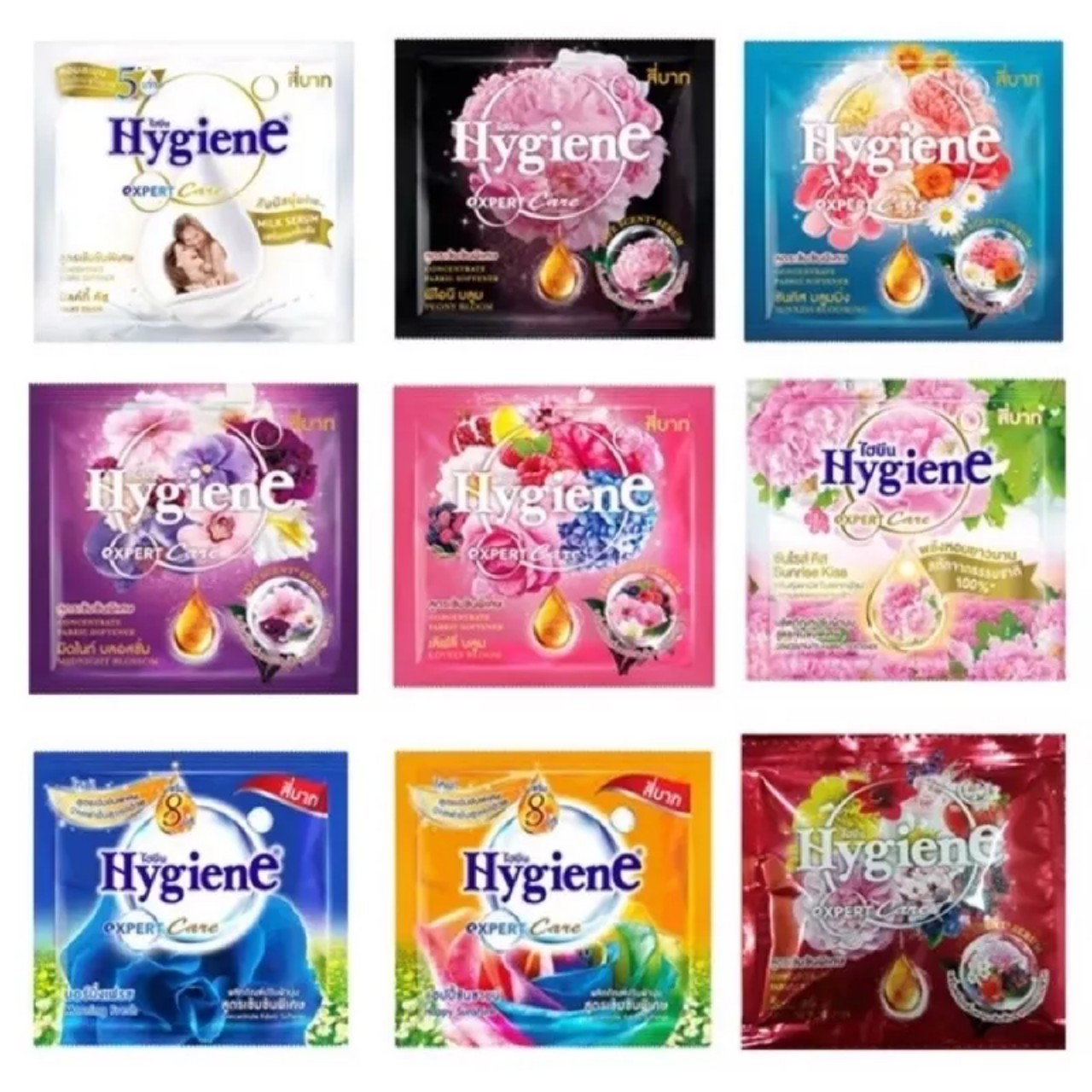 DÂY 12 gói Nước xả vải đậm đặc hygiene thái lan