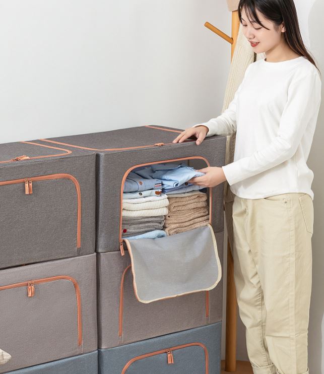 Túi Chăn Màn Khung Sắt Nhật Bản, Túi Đựng Chăn Mền Quần Áo Cao Cấp Chính Hãng  – Hàng Xuất Khẩu