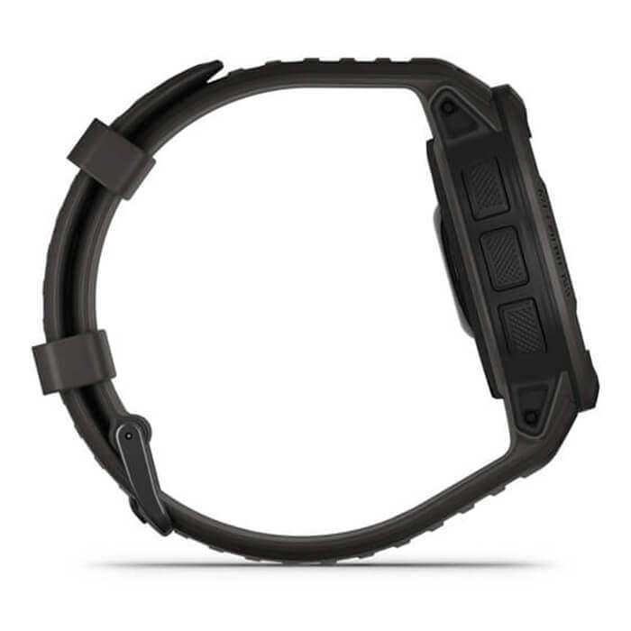 Đồng Hồ Thông Minh Garmin Instinct 2 Solar - Graphite (Màu Xám Đậm) - Hàng Chính Hãng