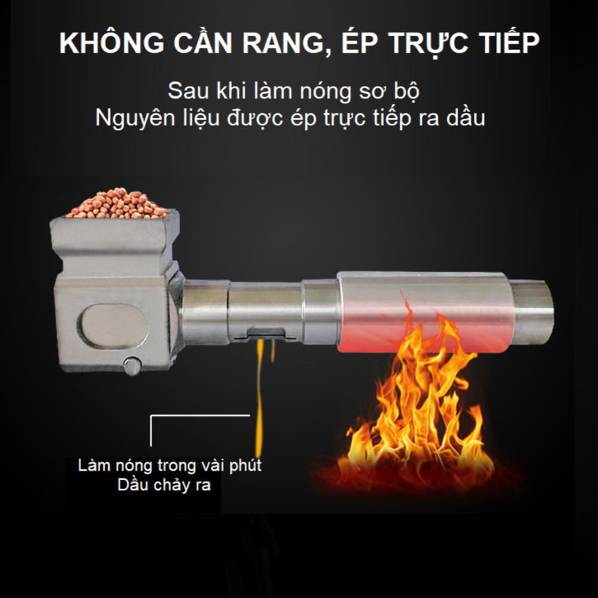 Máy Ép Dầu Thực Vật Gia Đình AOSIDA Mã A250 Thương hiệu Anh Quốc cao cấp, Công Suất Tới 1200W - Bảo hành 12 Tháng (Hàng Nhập Khẩu)