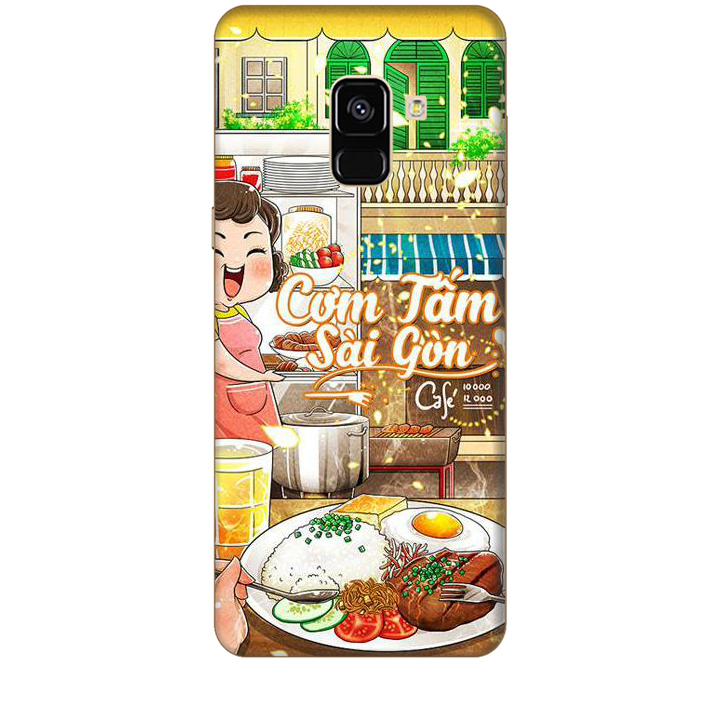 Ốp lưng dành cho điện thoại  SAMSUNG GALAXY A8 2018 Hình Cơm Tấm Sài Gòn - Hàng chính hãng
