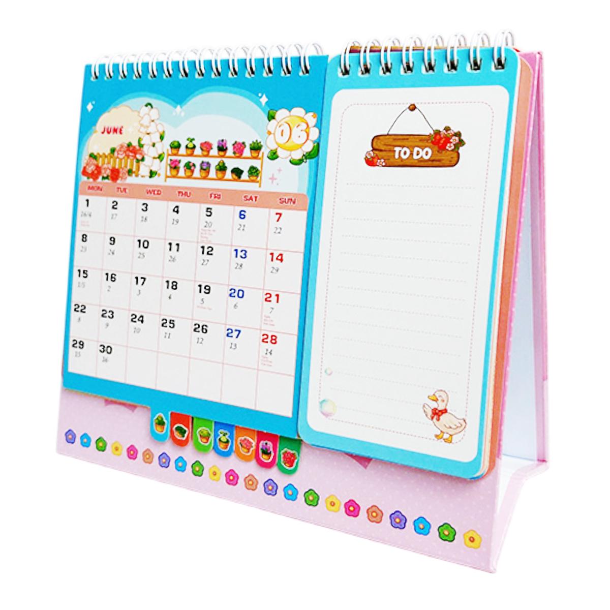 Lịch Bàn 2026 - Vườn Hoa Thời Gian - 2026-GDPN