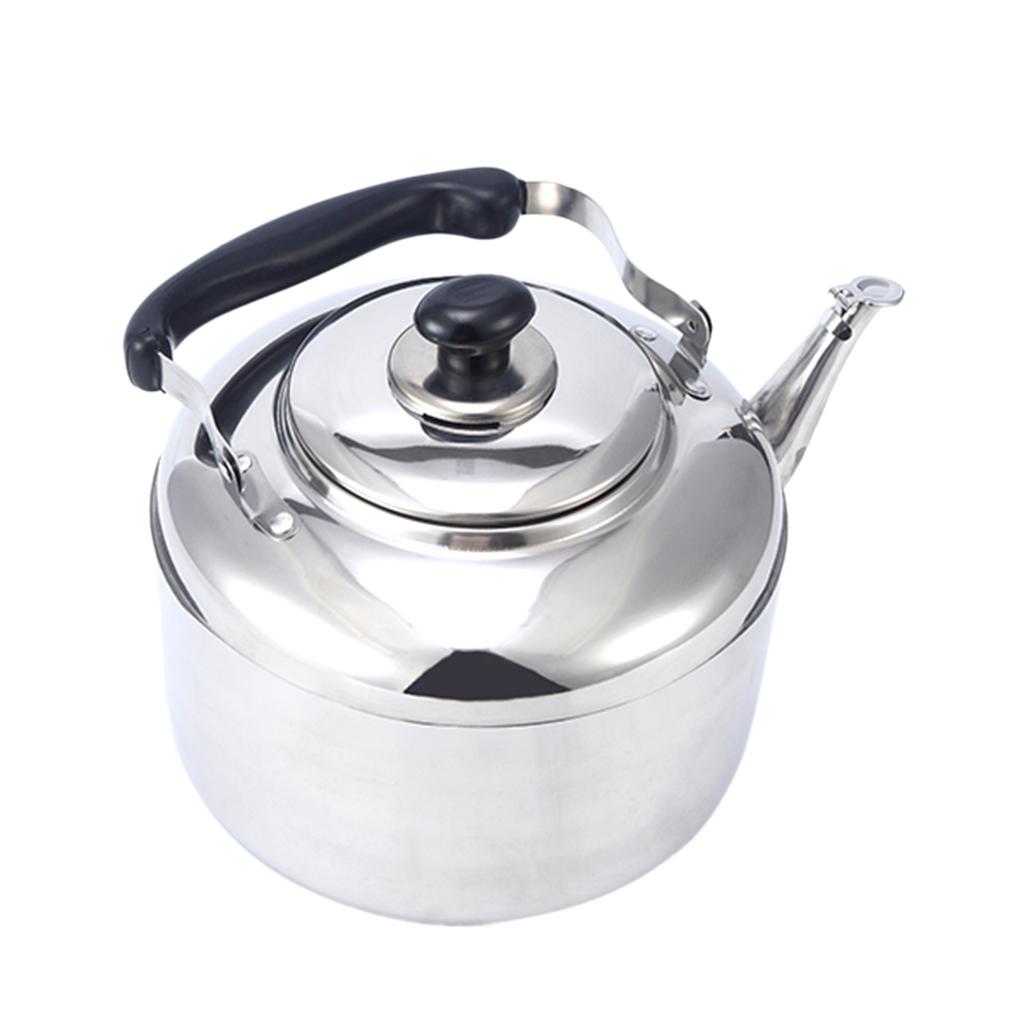 2x Whistling Tea Kettle Stainless Steel Teapot Water Coffee Fast Boiling 4L