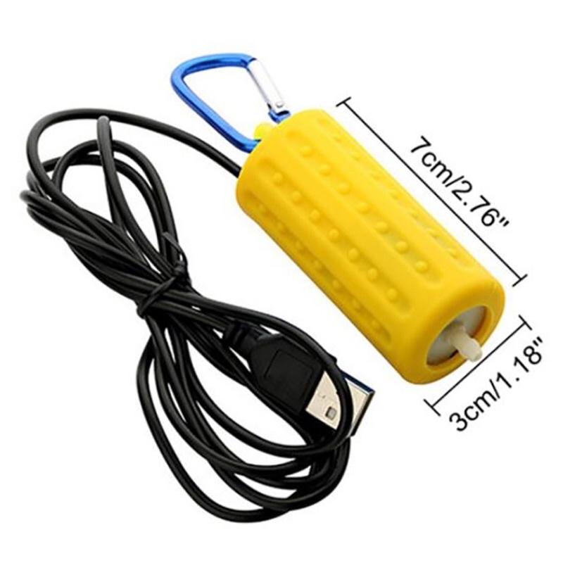 Máy sủi USB mini cho hồ cá đi câu cá tiện lợi