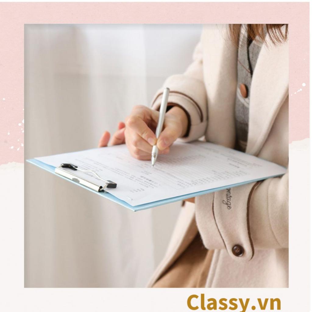 Bảng kẹp file hồ sơ, tài liệu phong cách dễ thương Classy PK1534