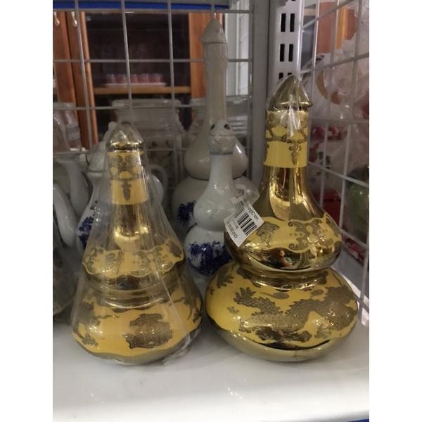 Bình hồ lô cúng 3D rồng