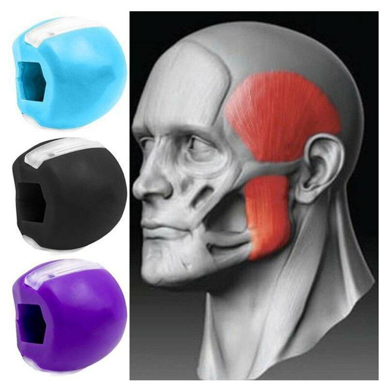 Face Exercise Ball Facial Muscle Training Fitness Ball Neck Facial Toner Jaw line Exerciser Food-grade Silica Gel