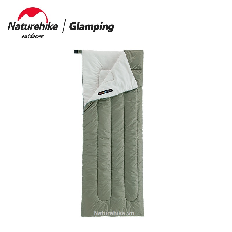 Túi ngủ gấp gọn mẫu H-150 NH19S015-D phiên bản 2022 (H150 envelope cotton sleeping bag) phù hợp cắm trại, ngủ văn phòng