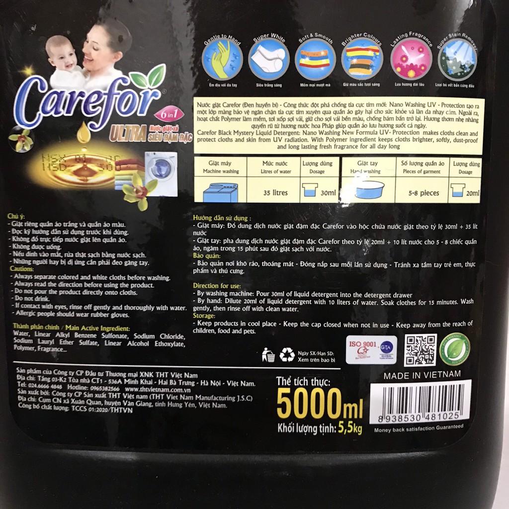 Nước giặt xả đậm đặc Carefor 5000ml công nghệ Thái Lan