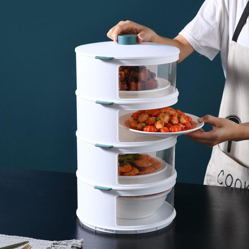 Household Kitchen Refrigerator Transparent Sealed Stackable Food Insulation Cover Dustproof Vegetable Cover Storage Box