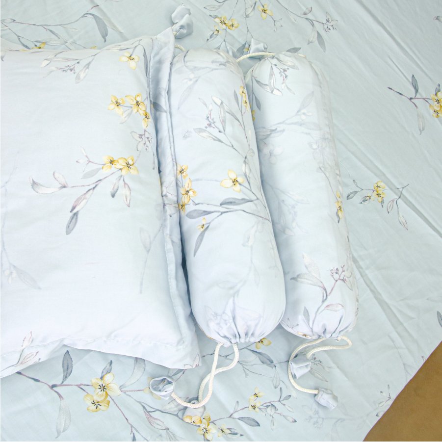 Nệm cao su thiên nhiên em bé Tatana Baby Care + Tặng áo nệm vải tencel đủ kích thước