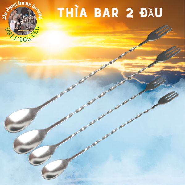 Thìa khuấy bar 32cm, thìa pha chế