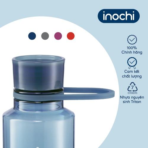 Bình nước Inochi - Kita Slim 350ml màu Ghi sữa/Hồng sen/Xanh chàm/Cam sữa